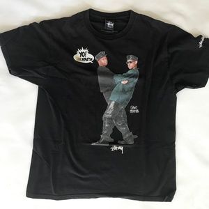 Stussy Yo! MTV raps shirt Gang Starr size Medium